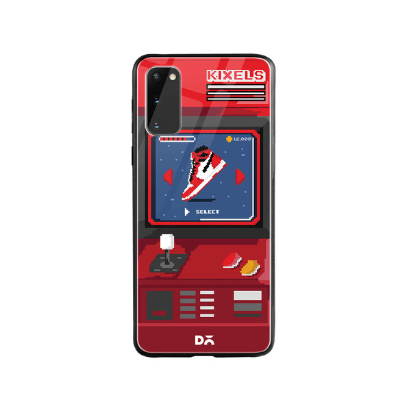 

DailyObjects Kixel Arcade 1.0 Glass Case Cover For Samsung Galaxy S20