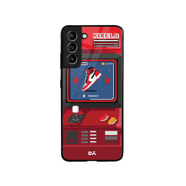 

DailyObjects Kixel Arcade 1.0 Glass Case Cover For Samsung Galaxy S21