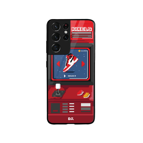 

DailyObjects Kixel Arcade 1.0 Glass Case Cover For Samsung Galaxy S21 Ultra