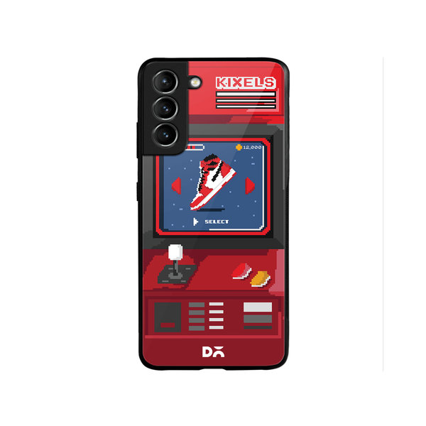 

DailyObjects Kixel Arcade 1.0 Glass Case Cover For Samsung Galaxy S22 Plus
