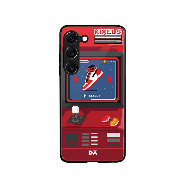 

DailyObjects Kixel Arcade 1.0 Glass Case Cover For Samsung Galaxy S23
