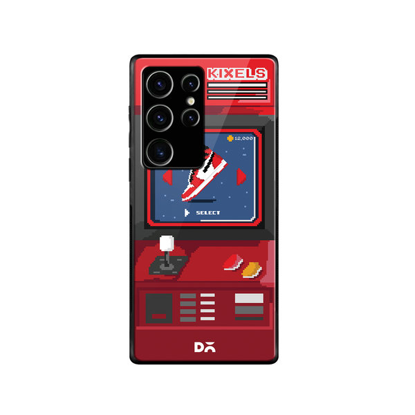 DailyObjects Kixel Arcade 1.0 Glass Case Cover For Samsung Galaxy S23 Ultra