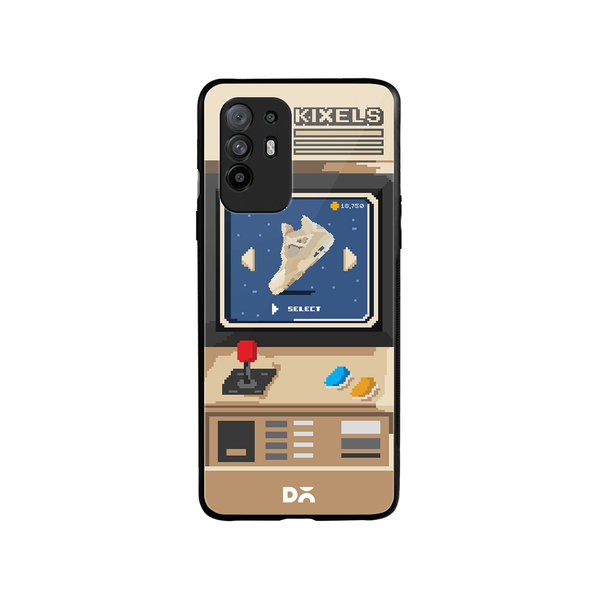 

DailyObjects Kixel Arcade 2.0 Glass Case Cover For Oppo F19 Pro Plus