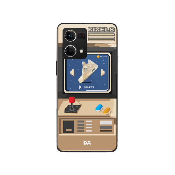 

DailyObjects Kixel Arcade 2.0 Glass Case Cover For Oppo Reno 7