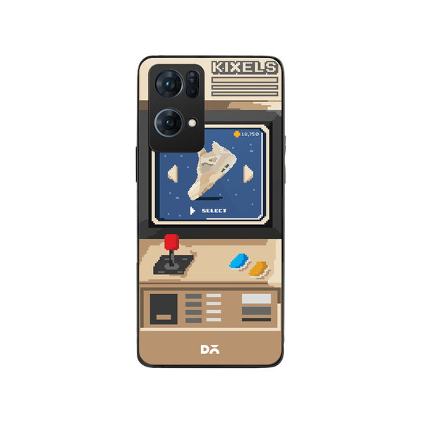 

DailyObjects Kixel Arcade 2.0 Glass Case Cover For Oppo Reno 7 Pro