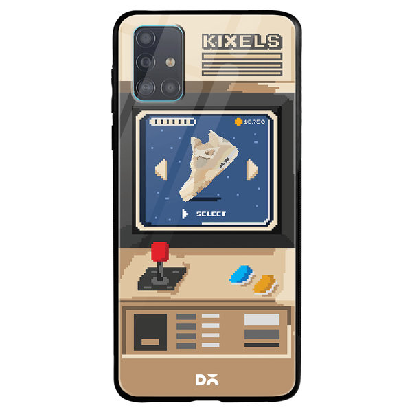 

DailyObjects Kixel Arcade 2.0 Glass Case Cover For Samsung Galaxy A51