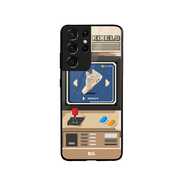 

DailyObjects Kixel Arcade 2.0 Glass Case Cover For Samsung Galaxy S21 Ultra