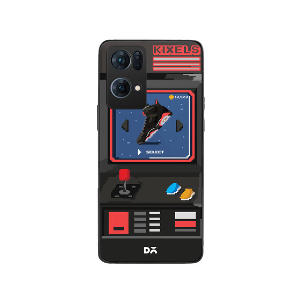 

DailyObjects Kixel Arcade 3.0 Glass Case Cover For Oppo Reno 7 Pro