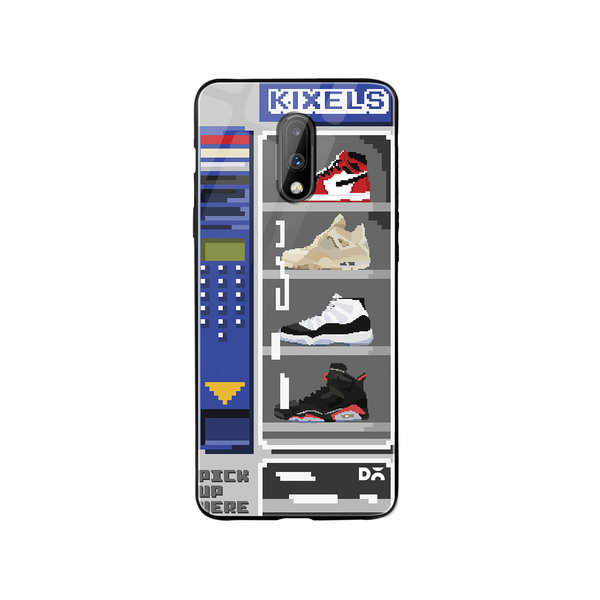 

DailyObjects Kixel Dispenser Glass Case Cover For OnePlus 7