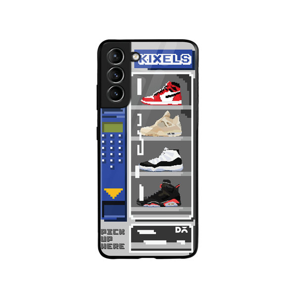 

DailyObjects Kixel Dispenser Glass Case Cover For Samsung Galaxy S21 FE