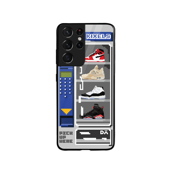 

DailyObjects Kixel Dispenser Glass Case Cover For Samsung Galaxy S21 Ultra