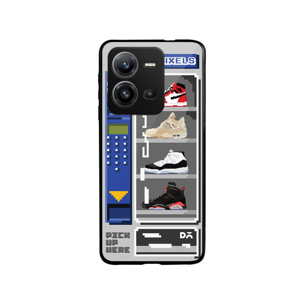 

DailyObjects Kixel Dispenser Glass Case Cover For Vivo V25