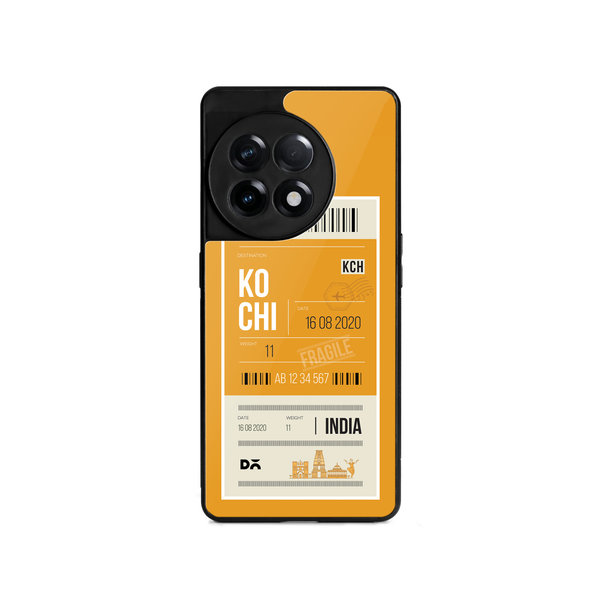 

DailyObjects Kochi City Tag Glass Case Cover For OnePlus 11R