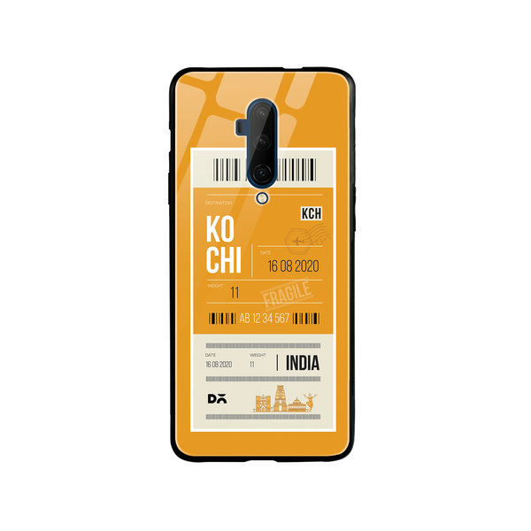 

DailyObjects Kochi City Tag Glass Case Cover For OnePlus 7T Pro