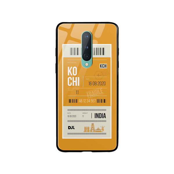 

DailyObjects Kochi City Tag Glass Case Cover For OnePlus 8