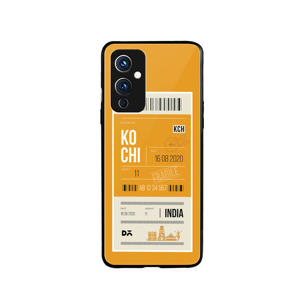 

DailyObjects Kochi City Tag Glass Case Cover For OnePlus 9