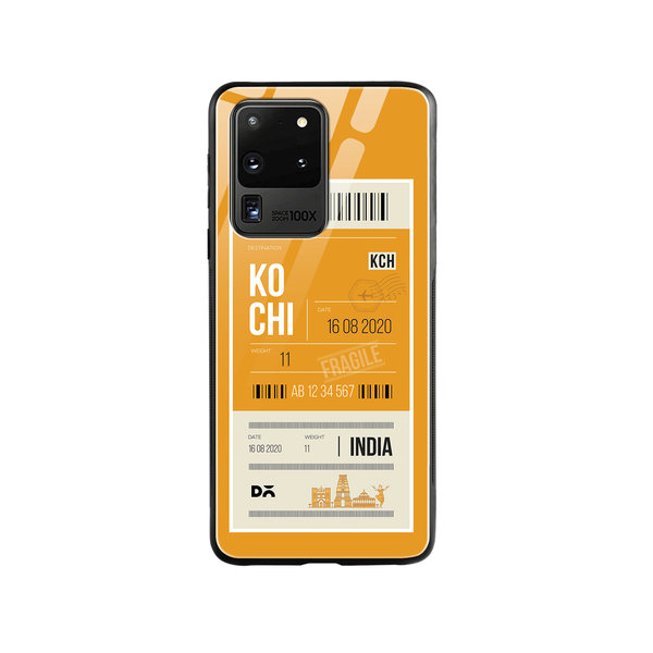 

DailyObjects Kochi City Tag Glass Case Cover For Samsung Galaxy S20 Ultra