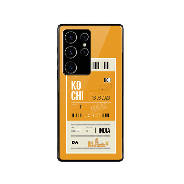

DailyObjects Kochi City Tag Glass Case Cover For Samsung Galaxy S23 Ultra