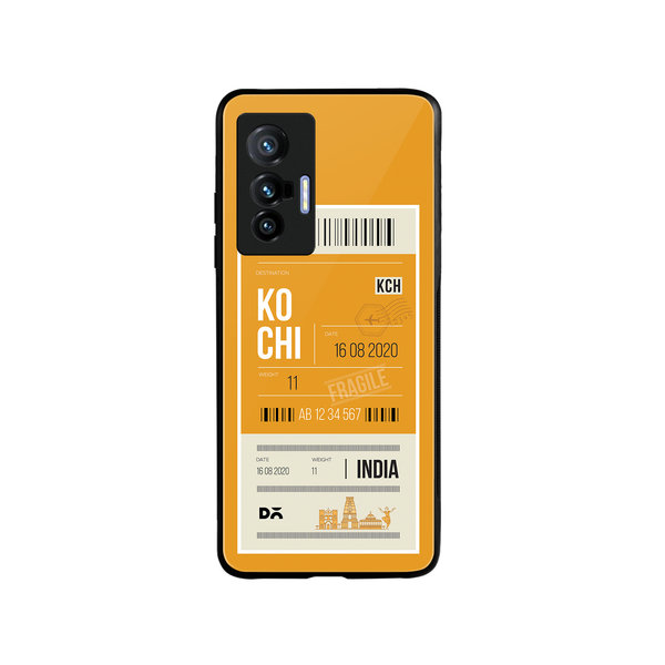 

DailyObjects Kochi City Tag Glass Case Cover For Vivo X70
