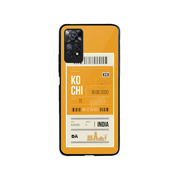 

DailyObjects Kochi City Tag Glass Case Cover For Xiaomi Redmi Note 11 Pro