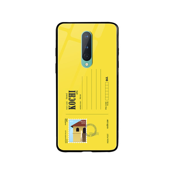 

DailyObjects Kochi Mattancherry Palace Postcard Glass Case Cover For OnePlus 8