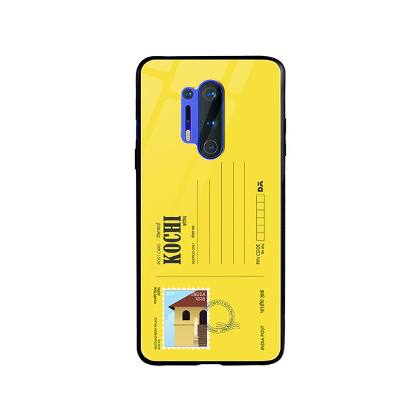 

DailyObjects Kochi Mattancherry Palace Postcard Glass Case Cover For OnePlus 8 Pro