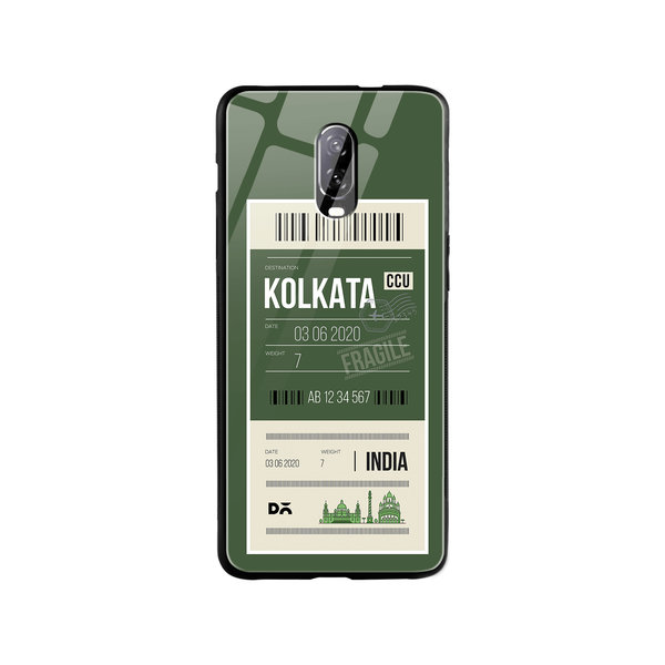 

DailyObjects Kolkata City Tag Glass Case Cover For OnePlus 7