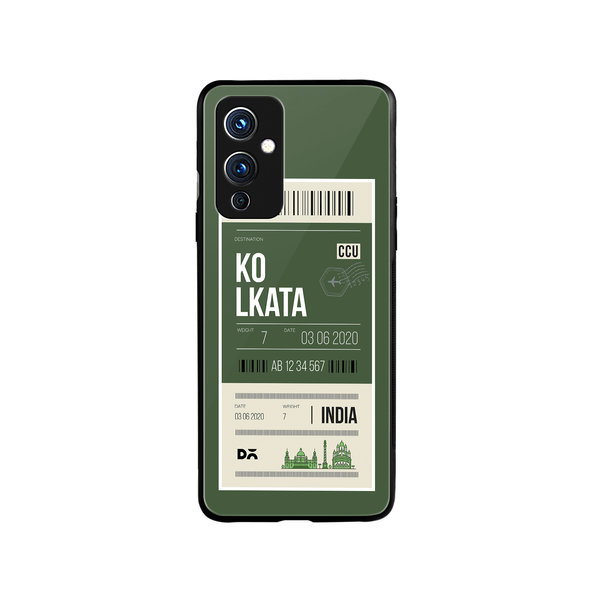 

DailyObjects Kolkata City Tag Glass Case Cover For OnePlus 9