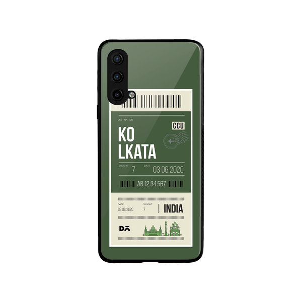 

DailyObjects Kolkata City Tag Glass Case Cover For OnePlus Nord CE