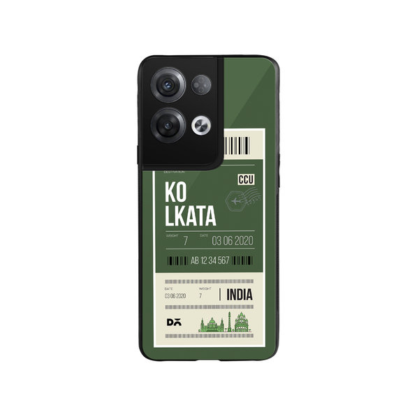 

DailyObjects Kolkata City Tag Glass Case Cover For Oppo Reno 8 Pro Plus