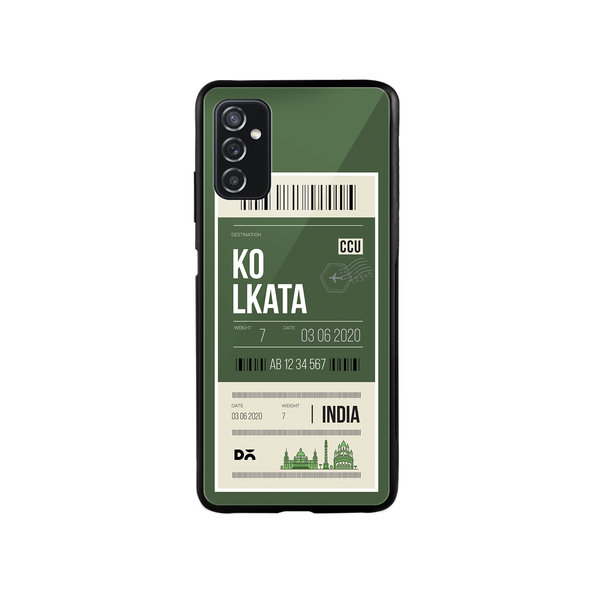 

DailyObjects Kolkata City Tag Glass Case Cover For Samsung Galaxy M52
