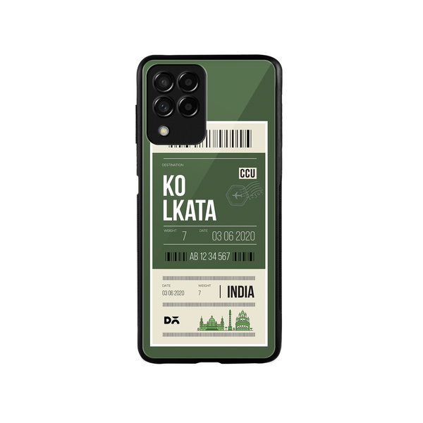 

DailyObjects Kolkata City Tag Glass Case Cover For Samsung Galaxy M53