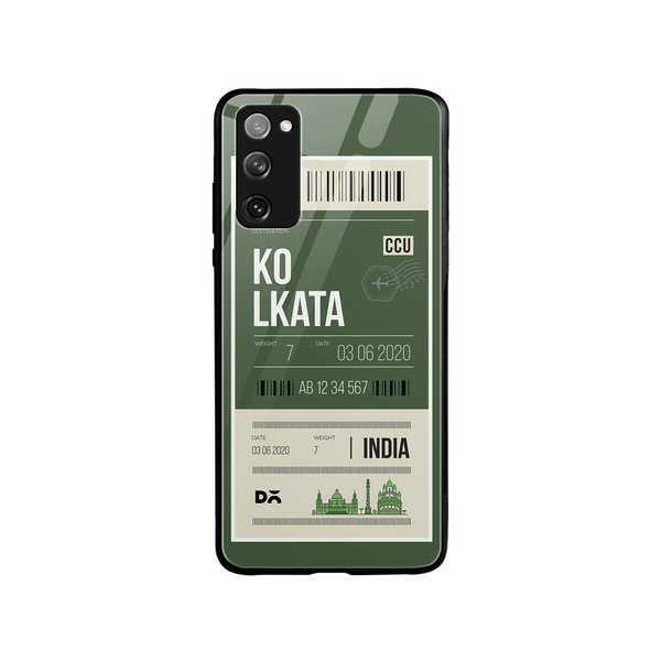 

DailyObjects Kolkata City Tag Glass Case Cover For Samsung Galaxy S20 FE