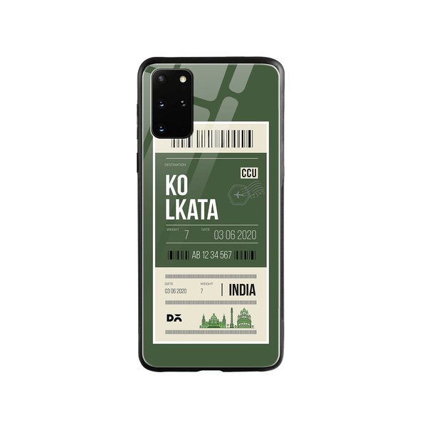 

DailyObjects Kolkata City Tag Glass Case Cover For Samsung Galaxy S20 Plus