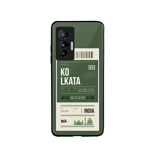 

DailyObjects Kolkata City Tag Glass Case Cover For Vivo X70