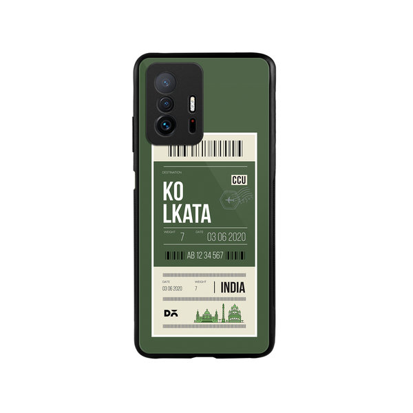 

DailyObjects Kolkata City Tag Glass Case Cover For Xiaomi 11T