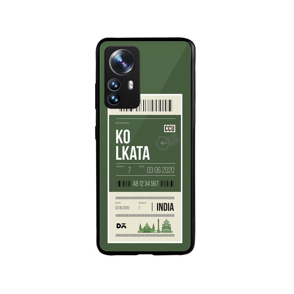 

DailyObjects Kolkata City Tag Glass Case Cover For Xiaomi 12 Pro