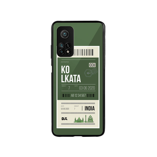 

DailyObjects Kolkata City Tag Glass Case Cover For Xiaomi Mi 10T
