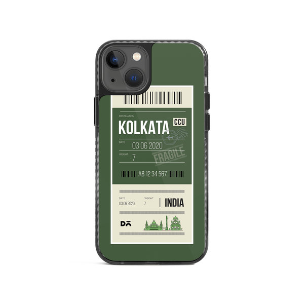 

DailyObjects Kolkata City Tag Stride 2.0 Case Cover For iPhone 13 Mini