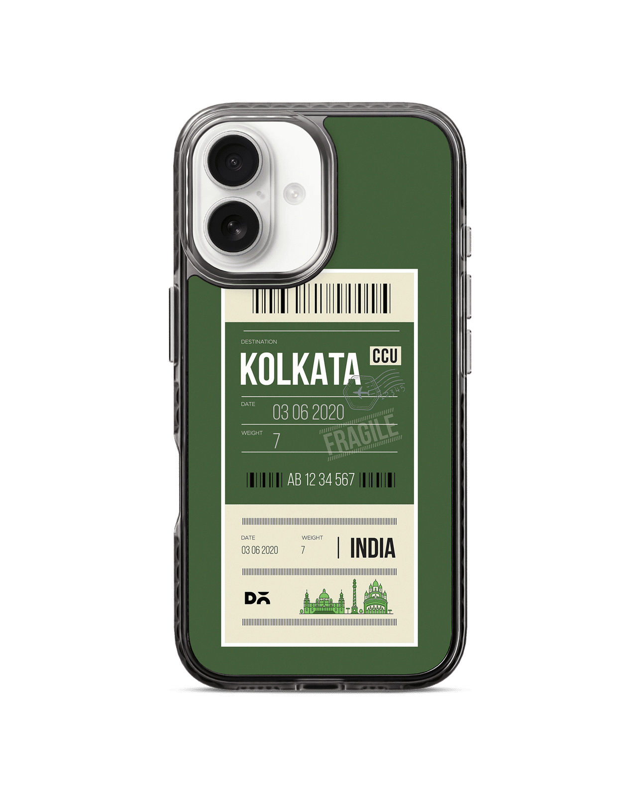 Kolkata City Tag Stride 2.0 MagSafe Case Cover For iPhone 17