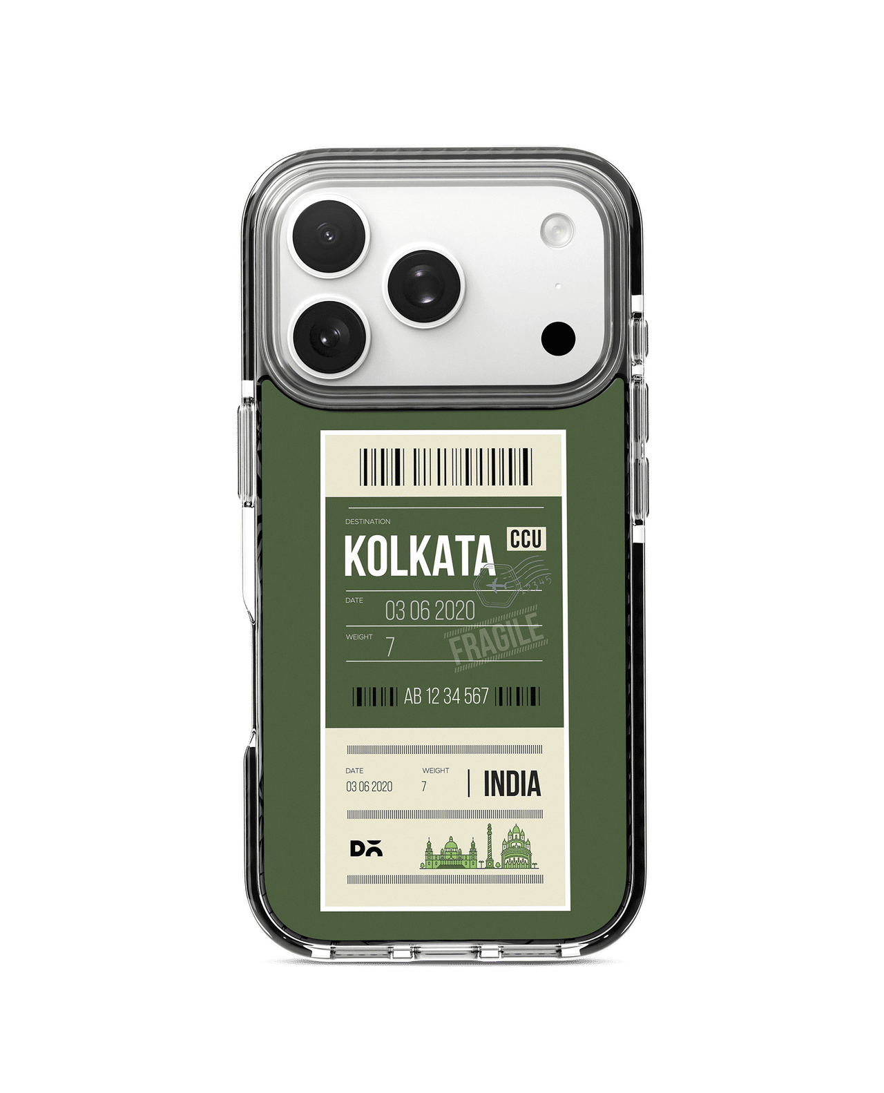 Kolkata City Tag Stride 2.0 MagSafe Case Cover For iPhone 17 Pro