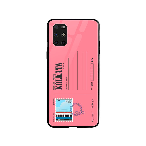 

DailyObjects Kolkata Tram Postcard Glass Case Cover For OnePlus 8T