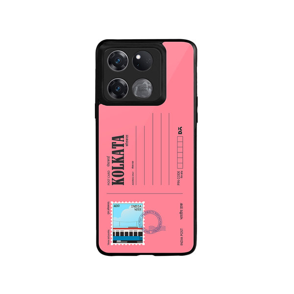 

DailyObjects Kolkata Tram Postcard Glass Case Cover For OnePlus Ace Racing