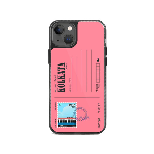 

DailyObjects Kolkata Tram Postcard Stride 2.0 Case Cover For iPhone 15 Plus