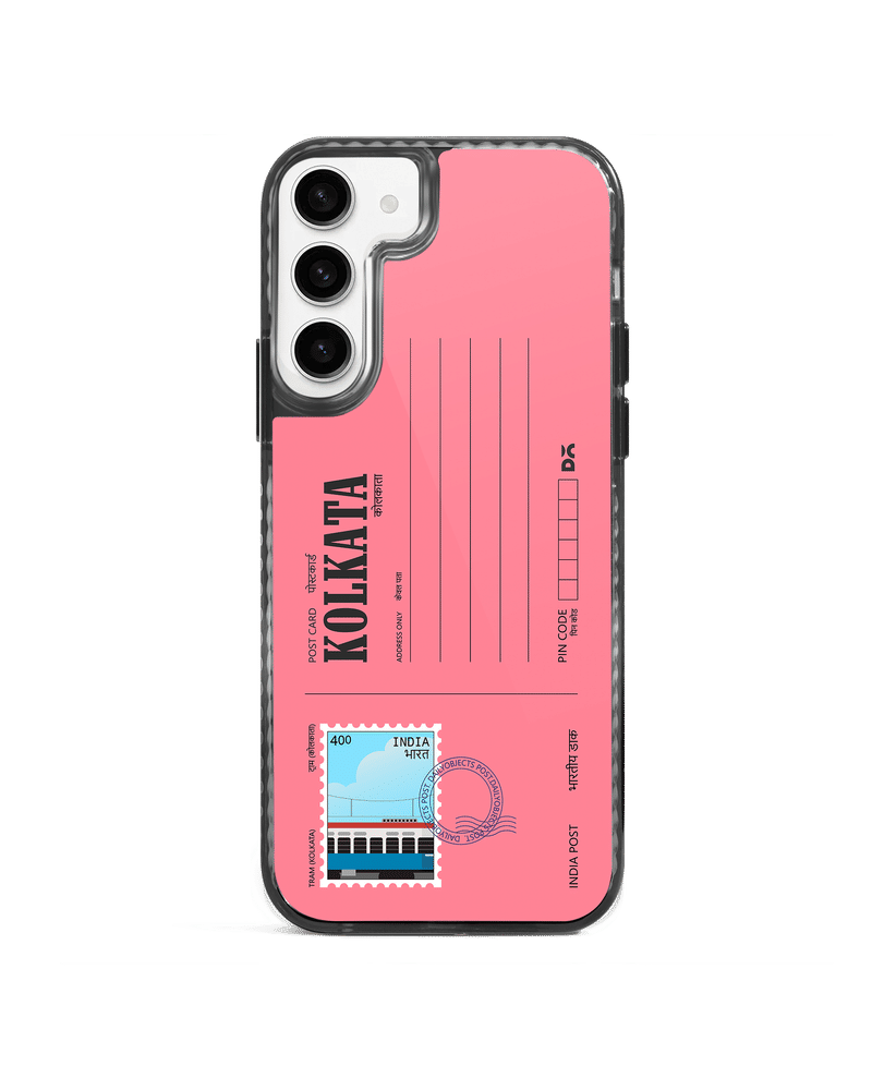 Kolkata Tram Postcard Stride 2.0 Case Cover For Samsung Galaxy S23 Plus