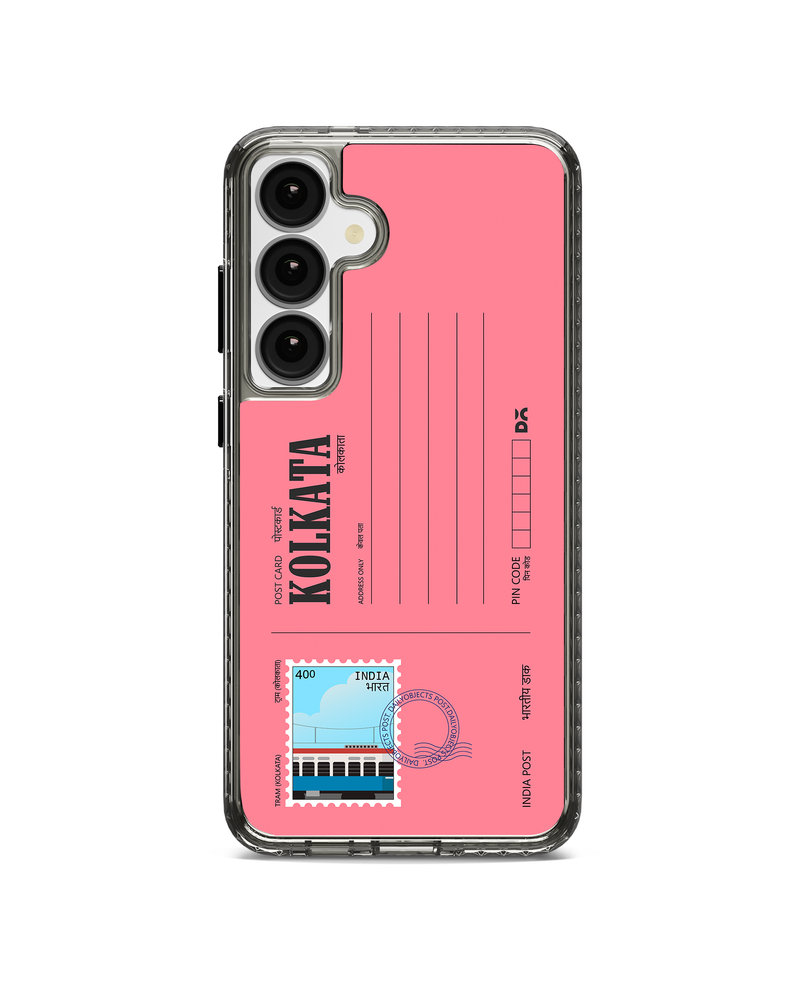 Kolkata Tram Postcard Stride 2.0 Case Cover For Samsung Galaxy S24 Plus