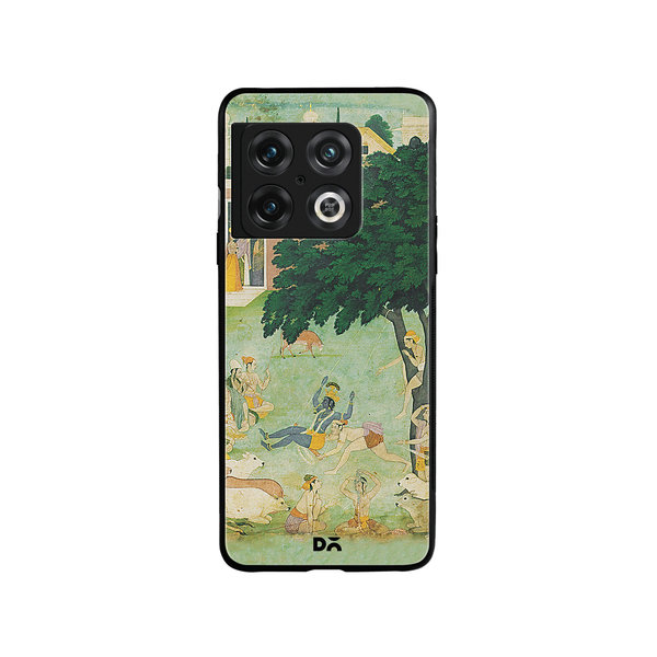 

DailyObjects Krishan Swing Friends Glass Case Cover For OnePlus 10 Pro