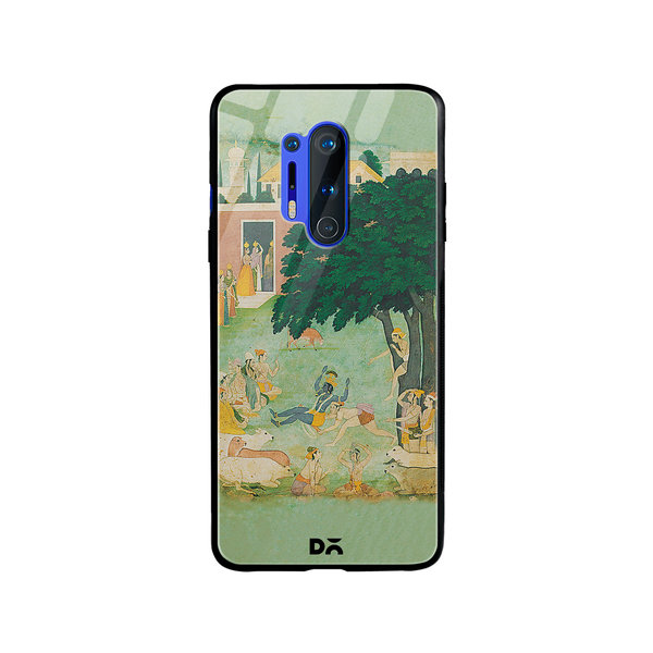 

DailyObjects Krishan Swing Friends Glass Case Cover For OnePlus 8 Pro