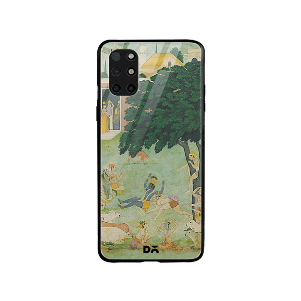 

DailyObjects Krishan Swing Friends Glass Case Cover For OnePlus 8T