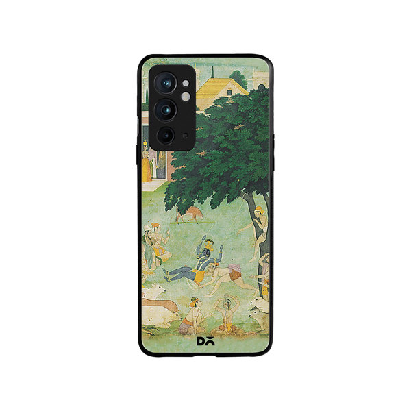 

DailyObjects Krishan Swing Friends Glass Case Cover For OnePlus 9RT